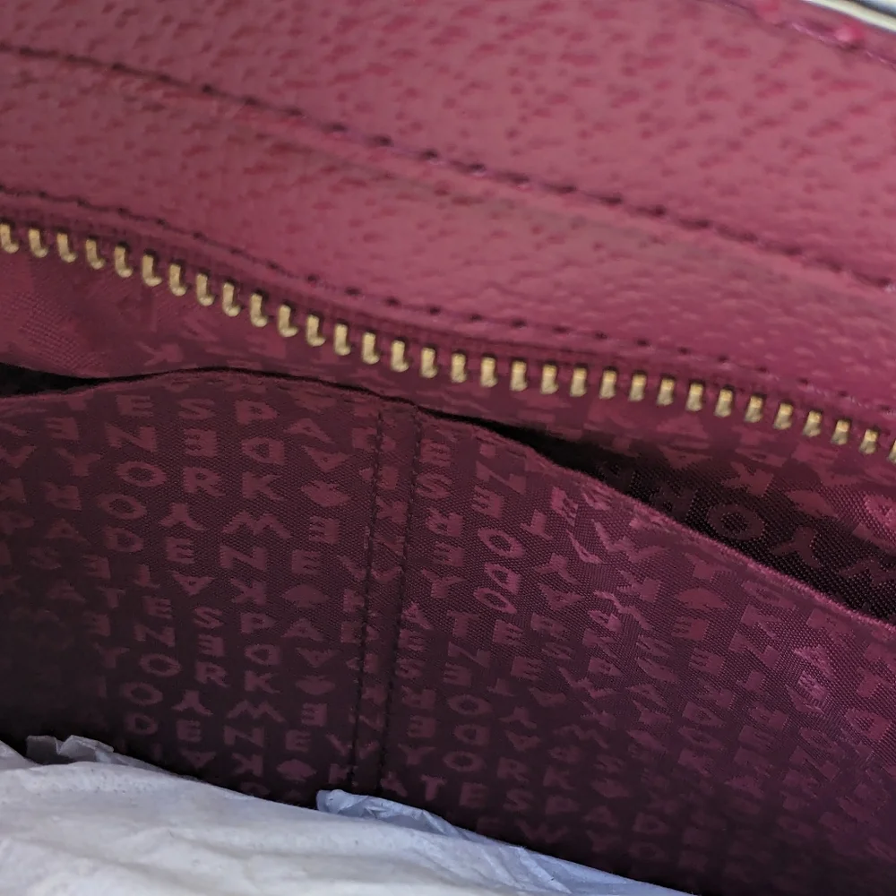 NWT Kate Spade Durham Wellesley Red Plum Bag